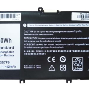 Аккумулятор для ноутбука Dell 357F9 Inspiron 15 7000 11.4V Black 5200mAh OEM