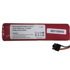 Аккумулятор для пылесоса Xiaomi SKV4022GL Mi Robot Vacuum 5200mAh Li-ion 14.4V красный