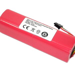 Аккумулятор для пылесоса Xiaomi SKV4022GL Mi Robot Vacuum 6000mAh Li-ion 14.8V красный