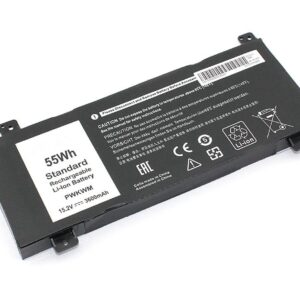 Аккумулятор для ноутбука Dell 0M6WKR Inspiron 14 7466 15.2V Black 3600mAh OEM