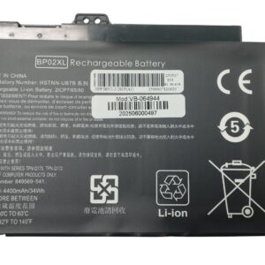 Аккумулятор для ноутбука HP BP02XL Pavilion 15 7.7V Black 4400mAh OEM