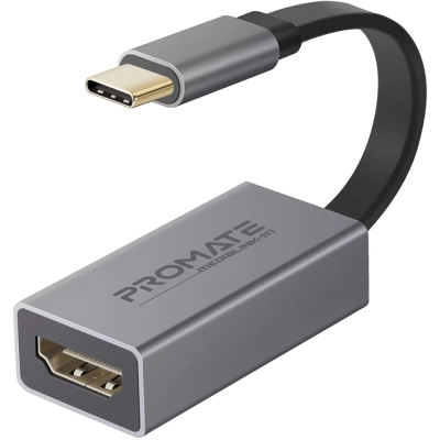 Переходник USB-C to HDMI 4K30Hz grey Promate (medialink-h1.grey)