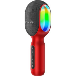 Микрофон Promate VocalMic Bluetooth 2 x AUX LED Red (vocalmic.red)